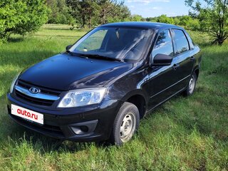 2015 Lada (ВАЗ) Granta I, чёрный, 410000 рублей, вид 1