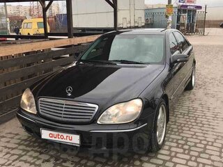 2000 Mercedes-Benz S-Класс 600 Long IV (W220), чёрный, 500000 рублей, вид 1