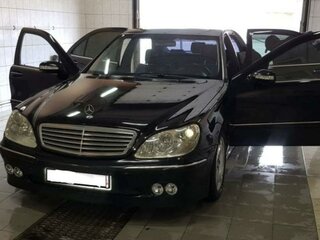 2001 Mercedes-Benz S-Класс 600 Long IV (W220), чёрный, 650000 рублей, вид 1