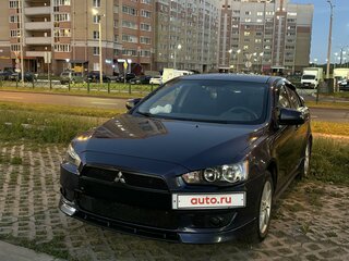 2008 Mitsubishi Lancer X, синий, 560000 рублей, вид 1