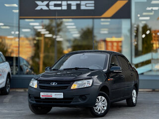 2014 Lada (ВАЗ) Granta I, чёрный, 269000 рублей, вид 1