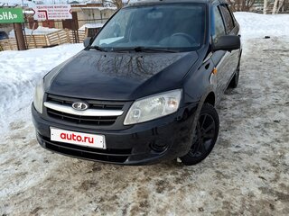 2014 Lada (ВАЗ) Granta I, чёрный, 398000 рублей, вид 1