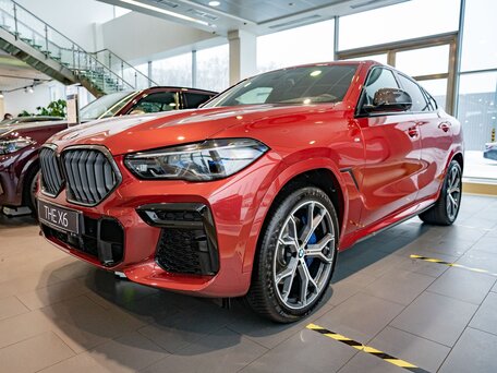 2021 BMW X6 30d III (G06), красный, 9410000 рублей, вид 1