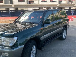 1999 Toyota Land Cruiser Cygnus 100 Series, зелёный, 1680000 рублей, вид 1