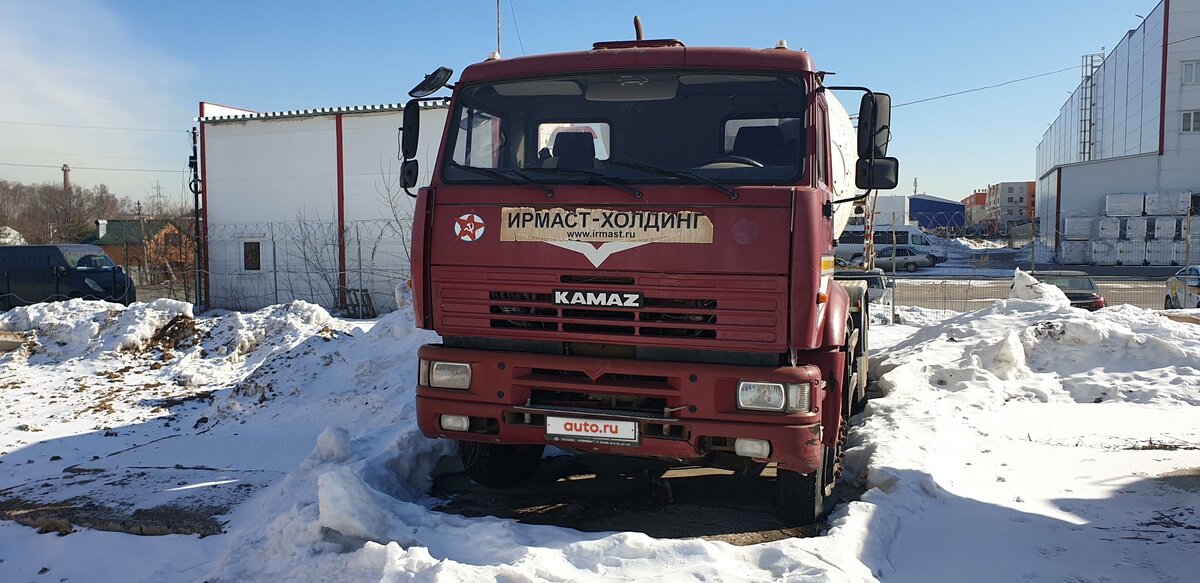 Автобетоносмеситель бу камаз