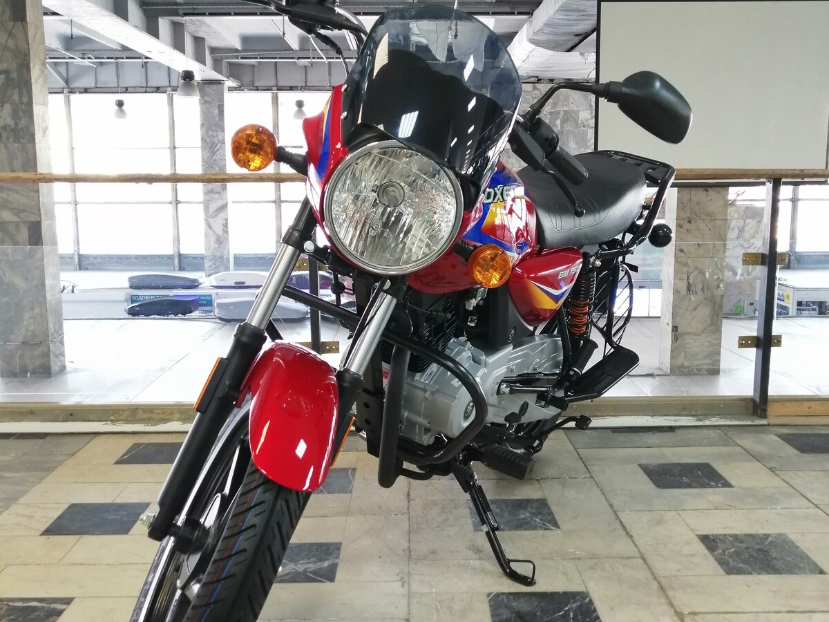 Купить новый Bajaj Boxer BM 150 карбюратор 5 передач в Москве: красный ...