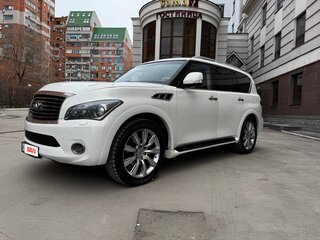 2012 Infiniti QX56 II, белый, 3100000 рублей, вид 1