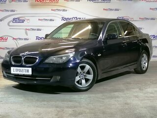 2007 BMW 5 серии 520d V (E60/E61) Рестайлинг, синий, 1015000 рублей, вид 1