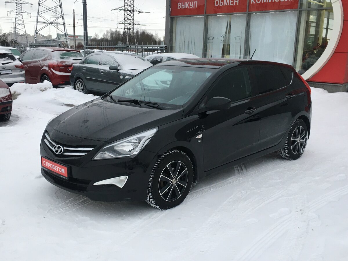 Купить б/у Hyundai Solaris I Рестайлинг 1.6 AT (123 л.с