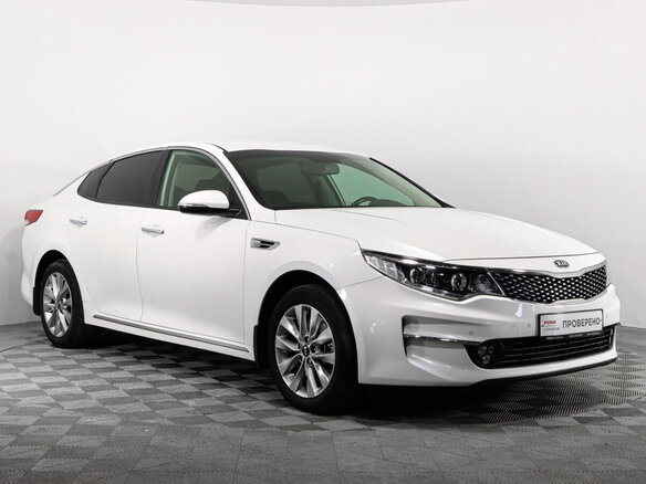 2017 Kia Optima IV, белый - вид 2
