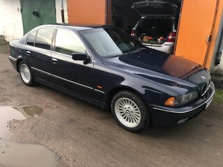 1998 BMW 5 серии 520i IV (E39), синий, 380000 рублей, вид 1