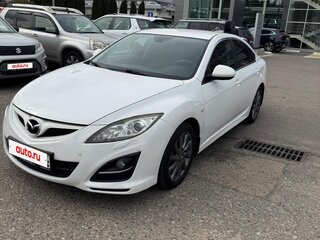 2012 Mazda 6 II (GH) Рестайлинг, белый, 1180000 рублей, вид 1