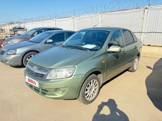 2013 Lada (ВАЗ) Granta I, зелёный, 316000 рублей, вид 1