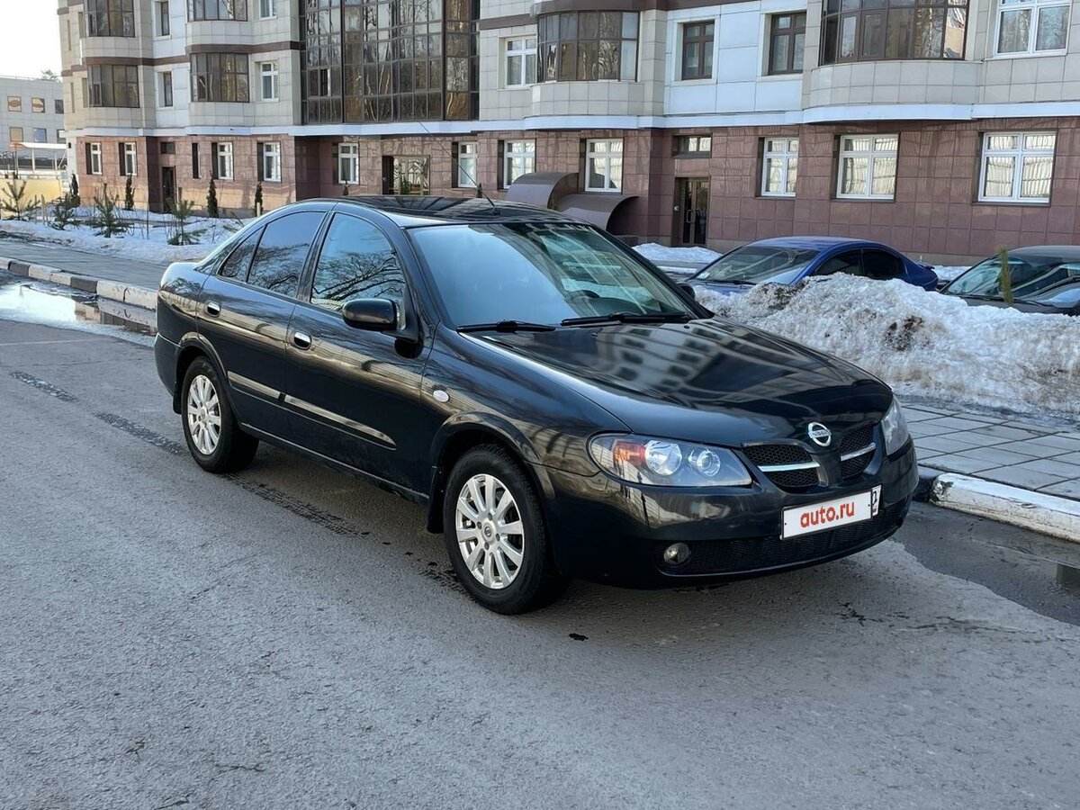 Nissan Almera 2006 черный
