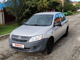 2017 Lada (ВАЗ) Granta I, серебристый, 490000 рублей, вид 1