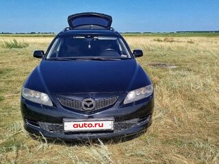 2005 Mazda 6 I (GG) Рестайлинг, чёрный, 610000 рублей, вид 1