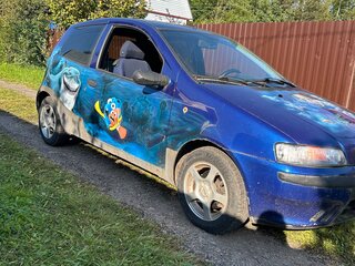2000 Fiat Punto II, синий, 105000 рублей, вид 1