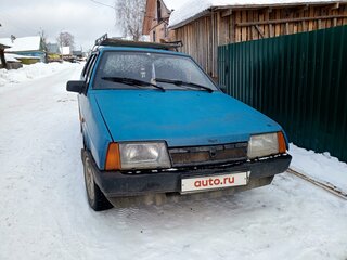 1996 Lada (ВАЗ) 21099, синий, 80000 рублей, вид 1
