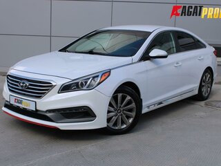 2016 Hyundai Sonata VII (LF), белый, 1299000 рублей, вид 1