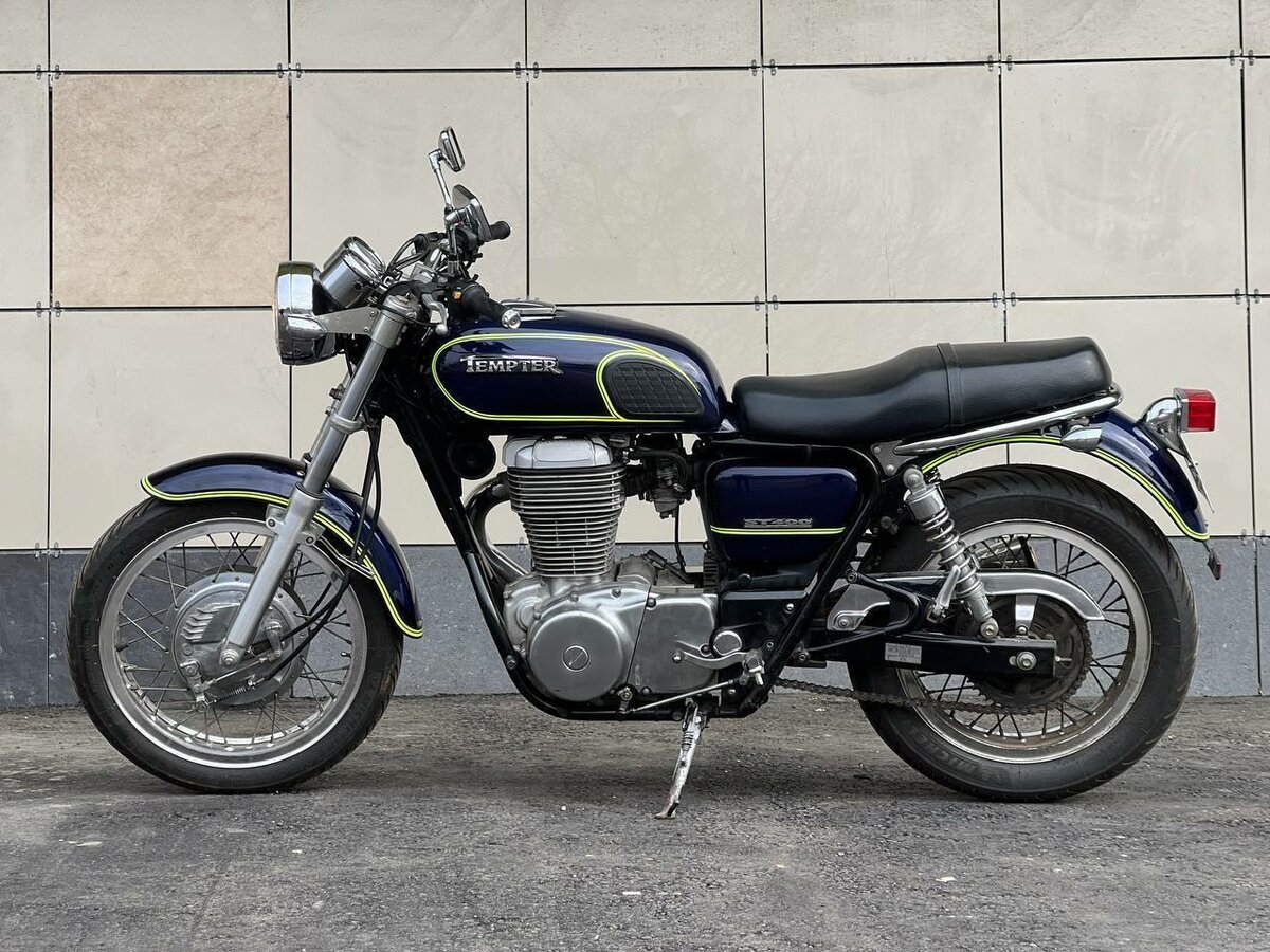 Купить б/у Suzuki ST 400 Tempter карбюратор 5 передач в Москве: синий ...