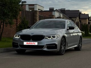 2018 BMW 5 серии 540d xDrive VII (G30/G31), серебристый, 4750000 рублей, вид 1