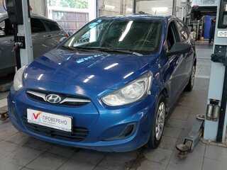 2012 Hyundai Solaris I, синий, 550000 рублей, вид 1