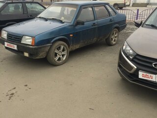 1997 LADA (ВАЗ) 21099, синий, 50000 рублей, вид 1