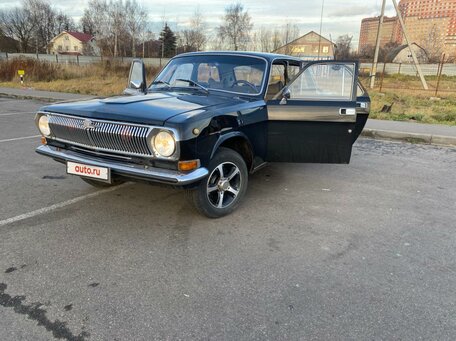 1988 ГАЗ 24 «Волга» 2410 II (2410), чёрный, 160000 рублей, вид 1