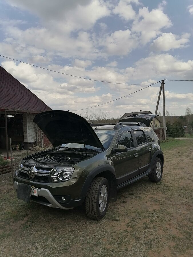 Рено дастер зеленый хаки
