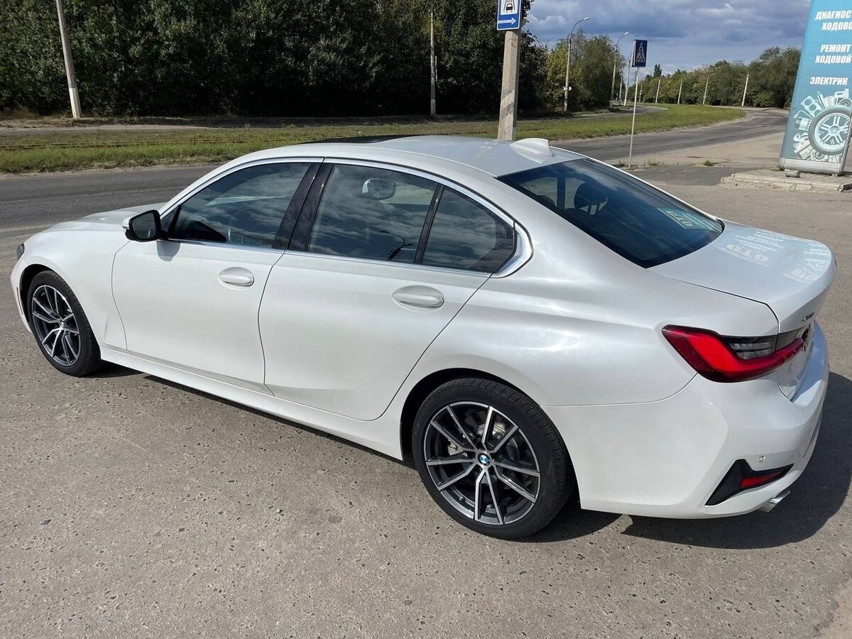 BMW f30 белый перламутр