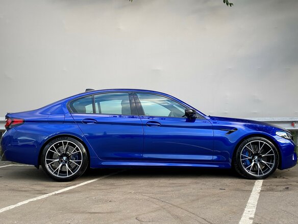 2020 BMW M5 Competition VI (F90) Рестайлинг, синий - вид 5