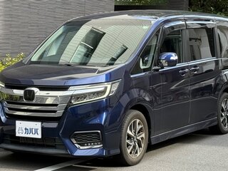 2021 Honda Stepwgn Spada V Рестайлинг, синий, 2400000 рублей, вид 1