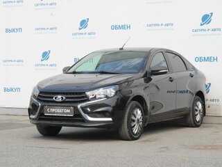 2016 Lada (ВАЗ) Vesta I, чёрный, 640000 рублей, вид 1