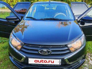 2021 Lada (ВАЗ) Granta I Рестайлинг, чёрный, 720000 рублей, вид 1