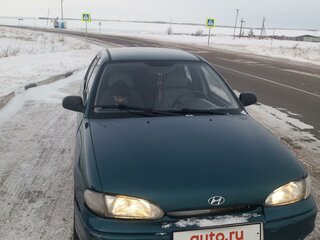 1996 Hyundai Accent I, зелёный, 125000 рублей, вид 1