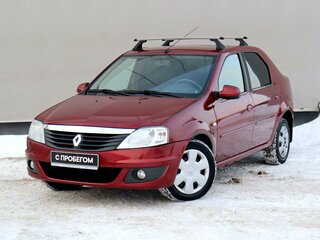 2011 Renault Logan I Рестайлинг, красный, 467000 рублей, вид 1