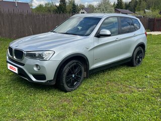 2014 BMW X3 20i xDrive II (F25) Рестайлинг, серебристый, 1890000 рублей, вид 1