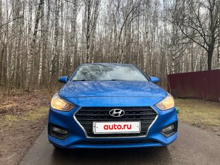 2019 Hyundai Solaris II, синий, 1150000 рублей, вид 1