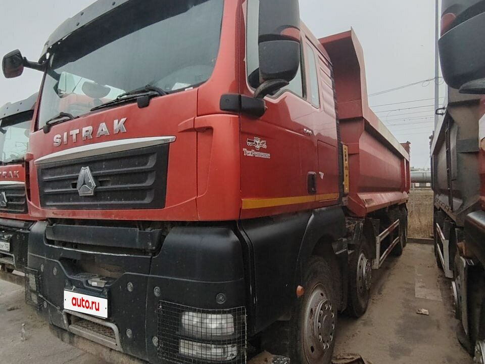 Купить б/у Sinotruk Sitrak C6G в Нижнем Новгороде: красный самосвал ...