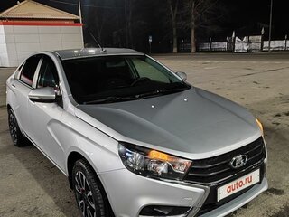 2016 Lada (ВАЗ) Vesta I, серебристый, 860000 рублей, вид 1