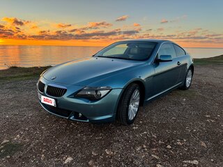 2006 BMW 6 серии 630i II (E63/E64), голубой, 1550000 рублей, вид 1