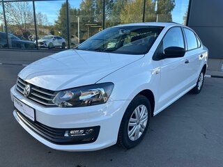 2018 Volkswagen Polo V Рестайлинг, белый, 1289000 рублей, вид 1
