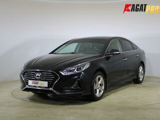 2018 Hyundai Sonata VII (LF) Рестайлинг, чёрный, 1390000 рублей, вид 1