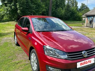 2019 Volkswagen Polo V Рестайлинг, красный, 1215000 рублей, вид 1