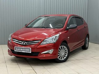 2014 Hyundai Solaris I Рестайлинг, красный, 780000 рублей, вид 1