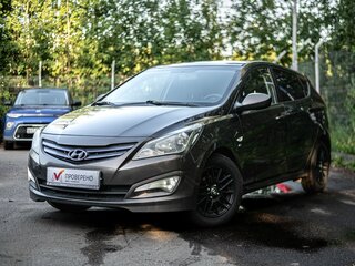 2014 Hyundai Solaris I Рестайлинг, коричневый, 764000 рублей, вид 1