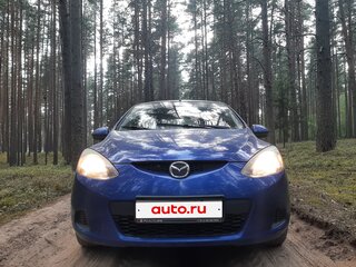 2008 Mazda 2 II (DE), синий, 380000 рублей, вид 1