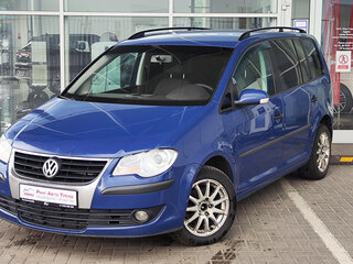 2008 Volkswagen Touran I Рестайлинг, синий, 679000 рублей, вид 1