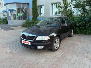 2008 Skoda Octavia II (A5) Рестайлинг, чёрный, 379999 рублей, вид 1