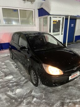 2009 Hyundai Getz I Рестайлинг, чёрный, 500000 рублей, вид 1